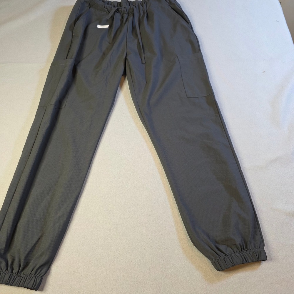 Divine Stretch by JPM Charcoal Gray Scrub Jogger Pants Mens Large Elastic Cuff